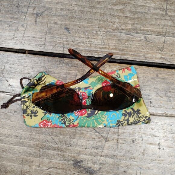 Maui Jim Sunglasses Makena Bronze Brown MJ-244-20 Italy Pouch main image 5